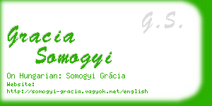 gracia somogyi business card